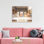 Leonardo da Vinci - Das letzte Abendessen Leinwanddruck (Insitu (Wohnzimmer))