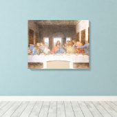 Leonardo da Vinci - Das letzte Abendessen Leinwanddruck (Insitu (Holzboden))