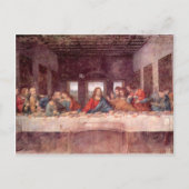 Leonardo da Vinci - Das letzte Abendessen Postkarte (Vorderseite)