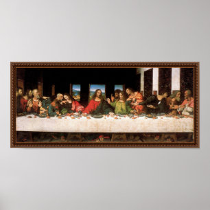 Leonardo da Vinci - Das letzte Abendmahl Renaissan Poster