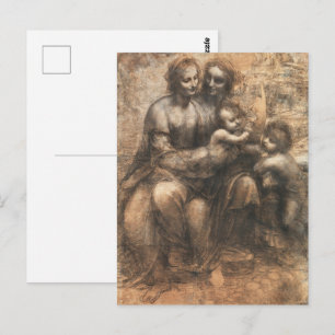 Leonardo da Vinci Der Leonardo-Karton Fine Art Postkarte