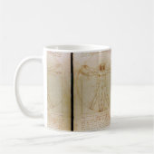Leonardo Da Vinci, Der viruvianische Mann, Renaiss Kaffeetasse (Links)