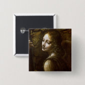 Leonardo da Vinci - Detail des Engels Button (Vorne & Hinten)