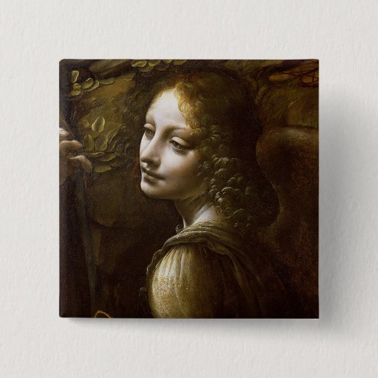 Leonardo da Vinci - Detail des Engels Button (Vorderseite)