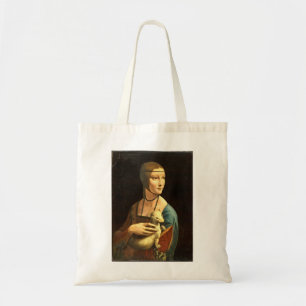 Leonardo da Vinci - die Frau mit einer Ermine Tragetasche
