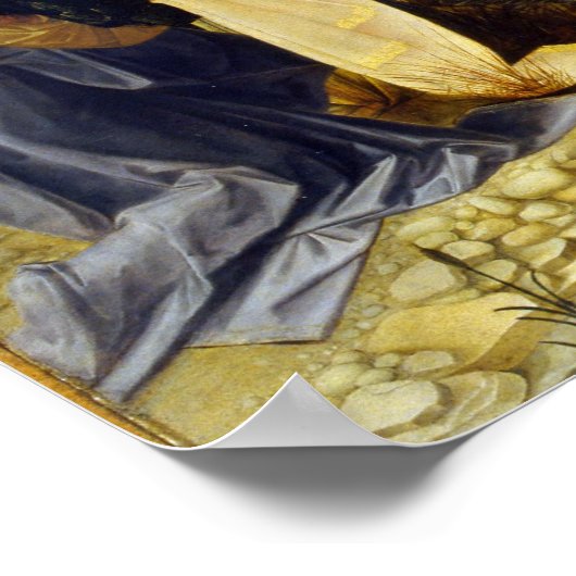 Leonardo da Vinci Die Taufe Christi Poster (Ecke)