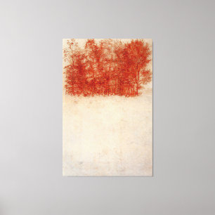 Leonardo da Vinci - Eine Kopie der Bäume (1508) Leinwanddruck