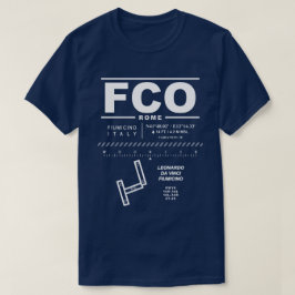 Leonardo da Vinci - Flughafen Fiumicino FCO T - Sh T-Shirt