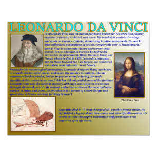Leonardo Da Vinci Fotodruck
