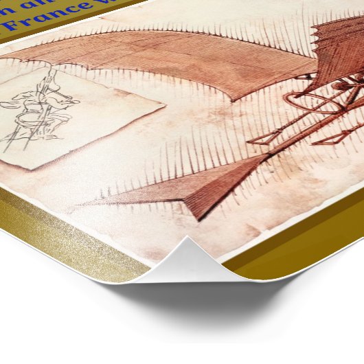 Leonardo Da Vinci Fotodruck (Ecke)