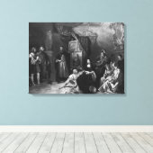 Leonardo da Vinci Gemälde der Gioconda Leinwanddruck (Insitu (Holzboden))