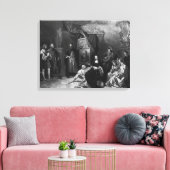 Leonardo da Vinci Gemälde der Gioconda Leinwanddruck (Insitu (Wohnzimmer))