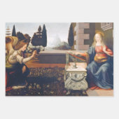 Leonardo da Vinci Geschenkpapier Set (Vorderseite 2)