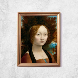 Leonardo Da Vinci Ginevra De Benci Alte Berühmte K Poster