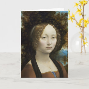 Leonardo Da Vinci Ginevra De' Benci Gemälde Karte