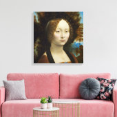 Leonardo da Vinci Ginevra de' Benci Leinwanddruck (Insitu (Wohnzimmer))