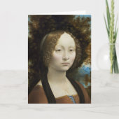 Leonardo Da Vinci Ginevra De' Benci Malerei Karte (Vorderseite)