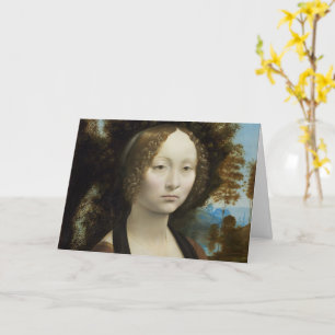 Leonardo Da Vinci Ginevra De' Benci Malerei Karte