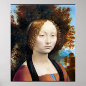 Leonardo da Vinci - Ginevra de' Benci, Poster (Vorne)