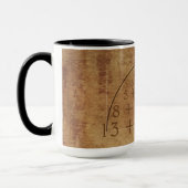 Leonardo da Vinci. Golden Ratio. De gulden snede Tasse (Links)
