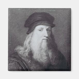 Leonardo da Vinci, graviert durch RAPHAEL Magnet