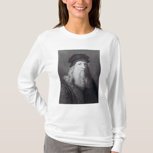 Leonardo da Vinci, graviert durch RAPHAEL T-Shirt (Vorderseite)
