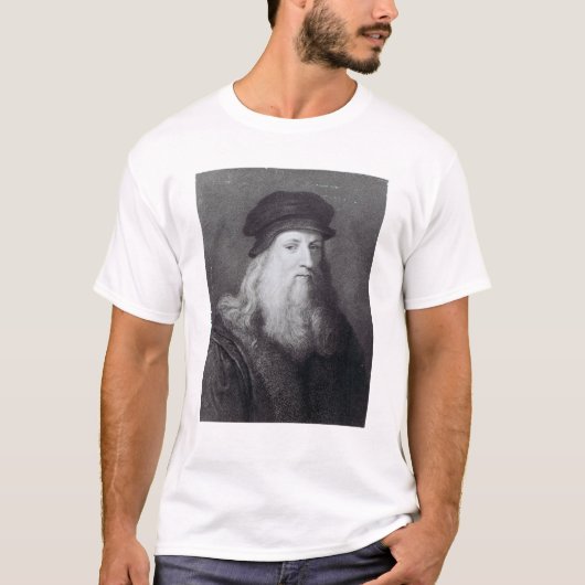 Leonardo da Vinci, graviert durch RAPHAEL T-Shirt (Vorderseite)