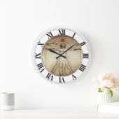 Leonardo da Vinci Große Wanduhr (Zuhause)