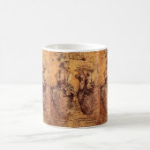 Leonardo da Vinci Herz-Tasse Kaffeetasse (Mittel)