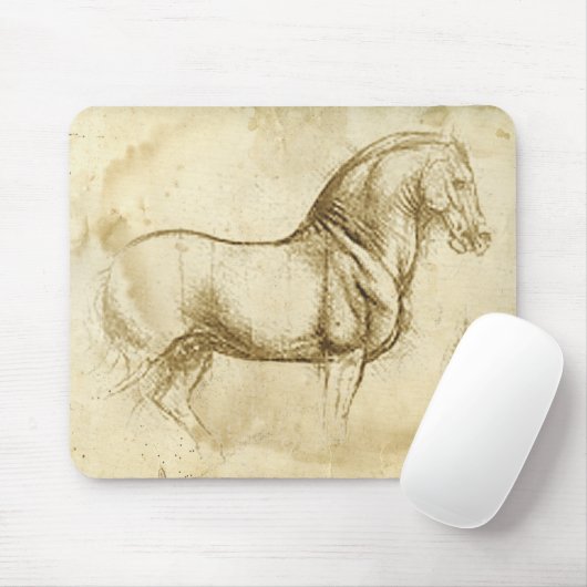 Leonardo Da Vinci Horse Mousepad (Mit Mouse)