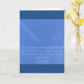 Leonardo Da Vinci inspirierendes Flugangebot Karte (Gelbe Blume)