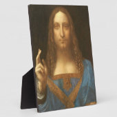 Leonardo Da Vinci Jesus Salvator Mundi Fotoplatte (Seite)