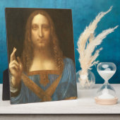Leonardo Da Vinci Jesus Salvator Mundi Fotoplatte (Seite)