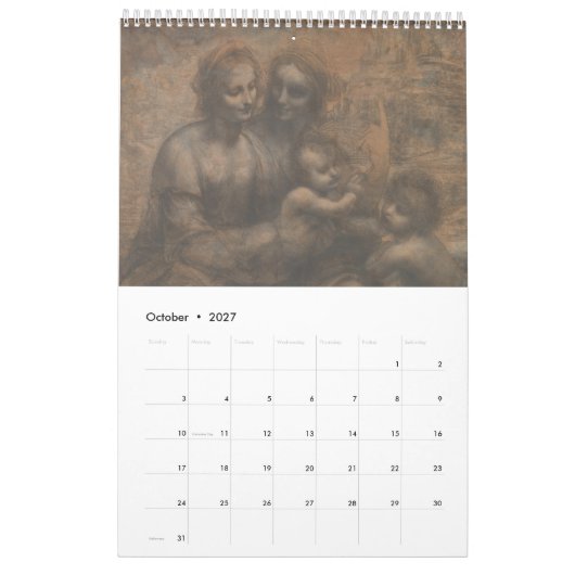 Leonardo da Vinci Kalender (Okt 2027)
