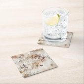 Leonardo da Vinci Katzen-Skizze-Untersetzer Rechteckiger Pappuntersetzer (Vor Ort)