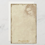 Leonardo da Vinci - klassisches Briefpapier (Vorne/Hinten)