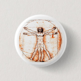 Leonardo da Vinci-Knopf Button