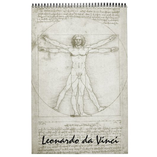 Leonardo da Vinci Kunsthandwerk Kalender (Titelbild)
