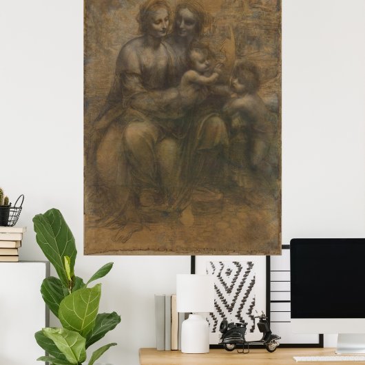 Leonardo da Vinci Kunstposter Poster (Heimbüro)