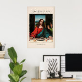 Leonardo da Vinci Kunstprint - Das letzte Abendmah Poster (Heimbüro)