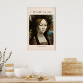 Leonardo da Vinci Kunstprint - Ginevra de Benci Poster (Küche)