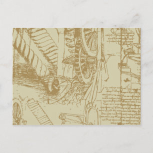 Leonardo Da Vinci Kunstwerke Postkarte