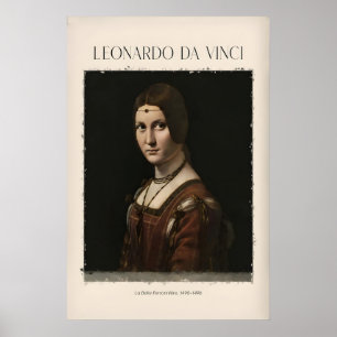 Leonardo da Vinci La Belle Ferronnière490er Poster
