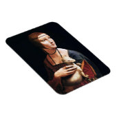 Leonardo Da Vinci Lady mit einem Ermine Magnet (Rechte Seite)