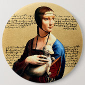 Leonardo da Vinci Lady mit Ermine Button (Vorderseite)