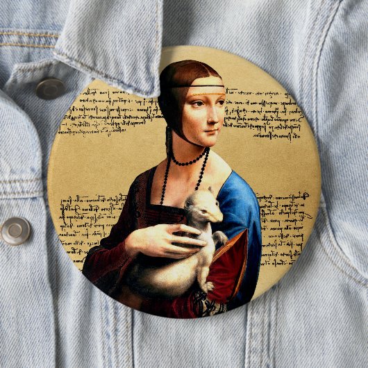 Leonardo da Vinci Lady mit Ermine Button (Beispiel)
