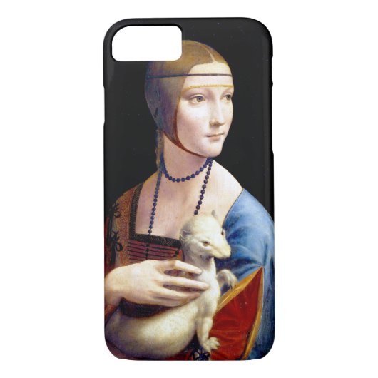 Leonardo da Vinci Lady mit Ermine Case-Mate iPhone Hülle (Rückseite)