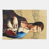 Leonardo da Vinci Lady mit Ermine Geschirrtuch (Horizontal)