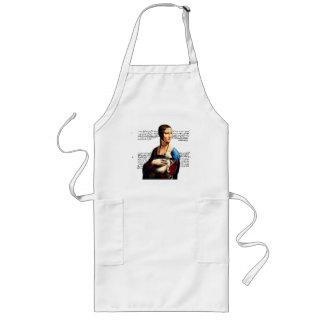 Leonardo da Vinci Lady mit Ermine Lange Schürze