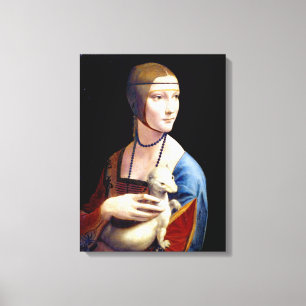 Leonardo da Vinci Lady mit Ermine Leinwanddruck